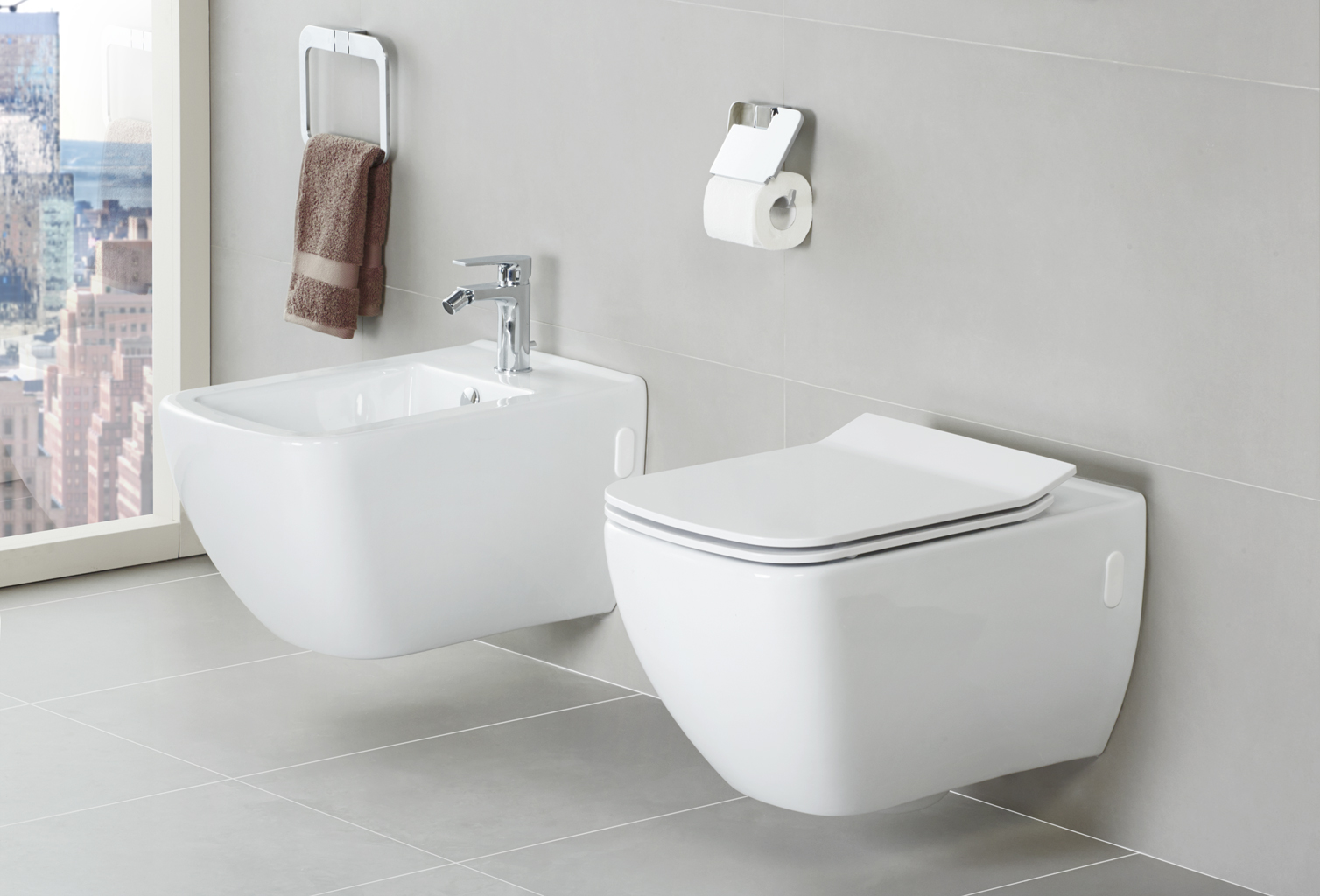 توالت فرنگی وال هنگ اقتصادی با نصب استاندارد بین المللی